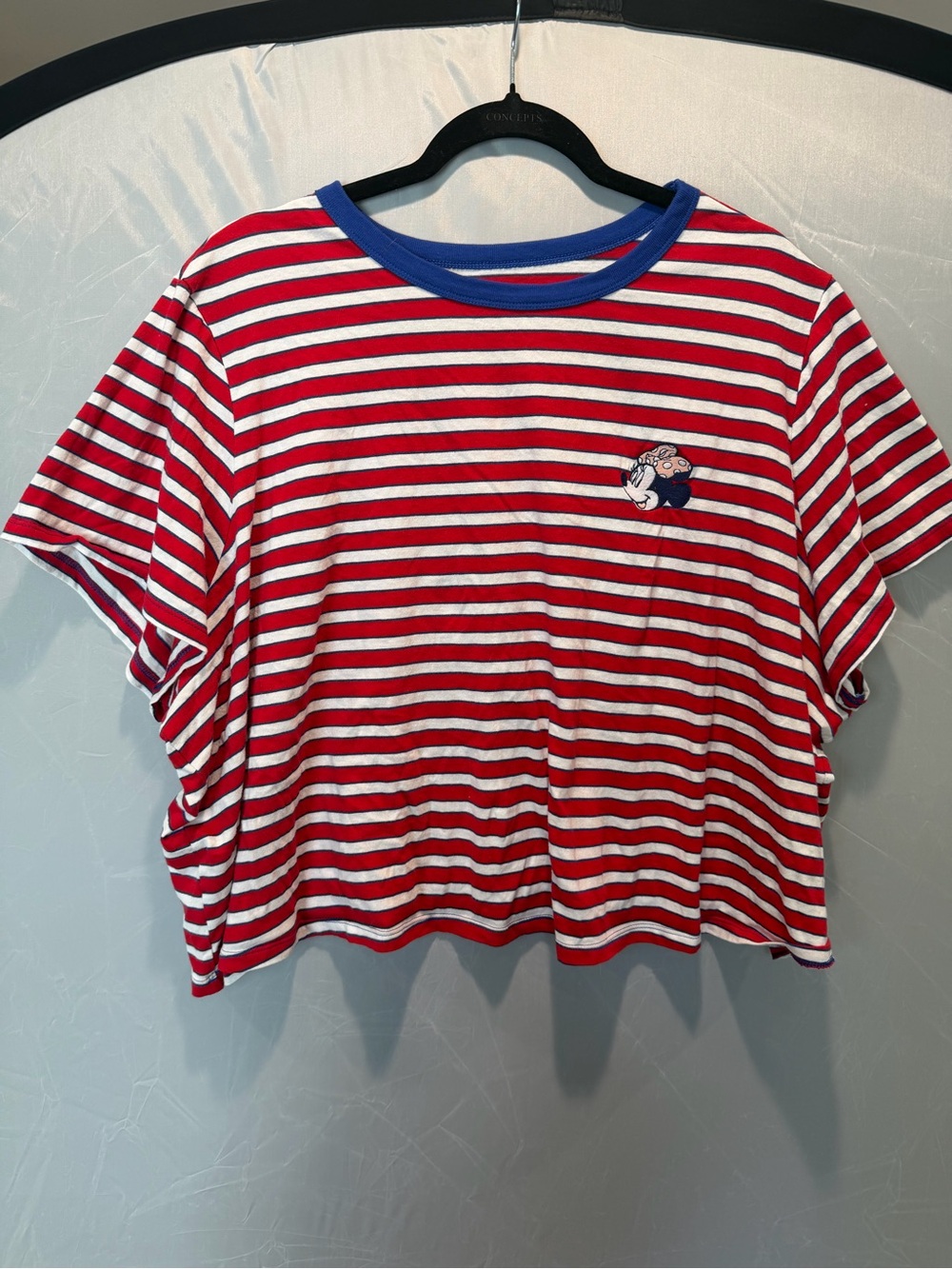 Old Navy x Disney Minnie Mouse Striped Crop Tee Size 3X